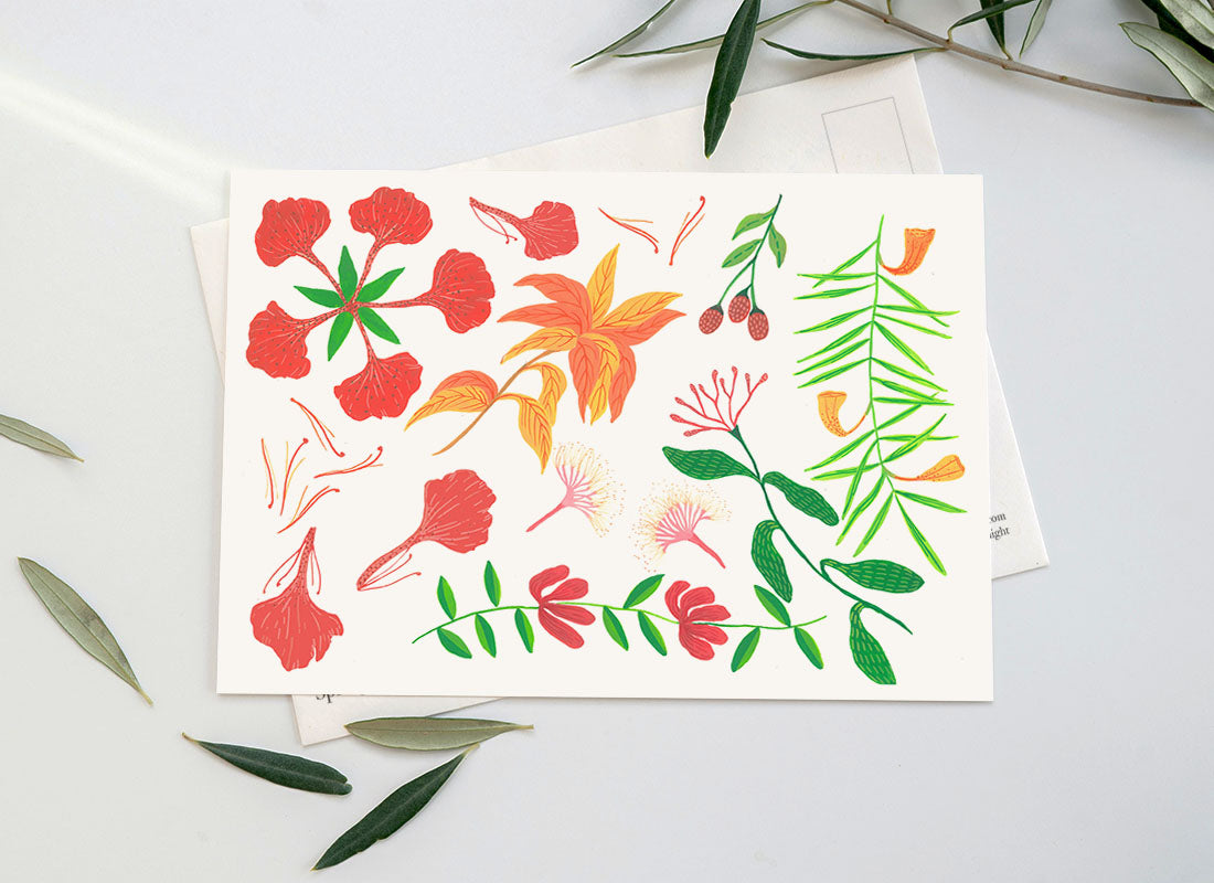 Floral Musings (Postcard)