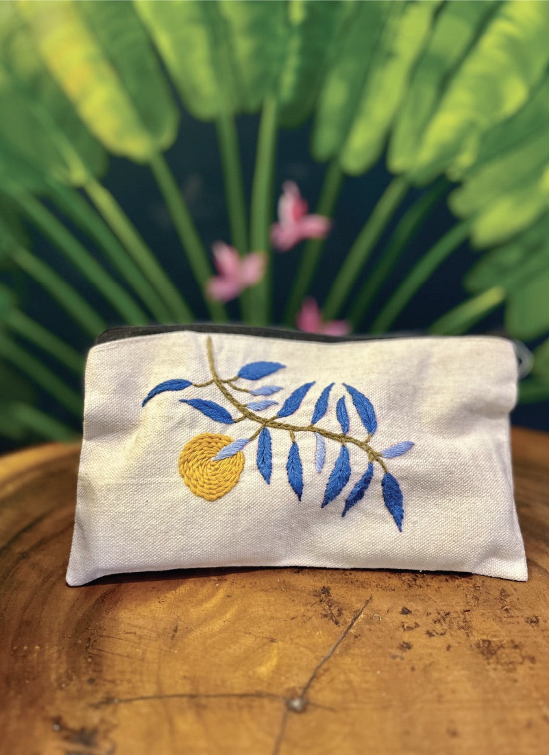 Indigo Dream (Double-Sided Canvas Pouch)